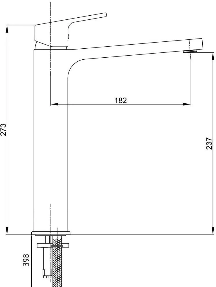 Смеситель для раковины E.C.A Tiera 104888002EX