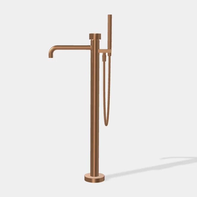 Смеситель для ванны и душа Fima Carlo Frattini So, бронза брашированная янтарная (F3184/4NZS)