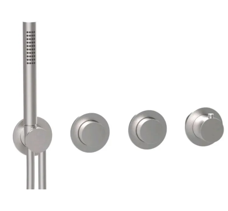 Смеситель для душа Almar 316 Stalnless Steel, на 2 потребителя, Stainless Steel (E180433.316)