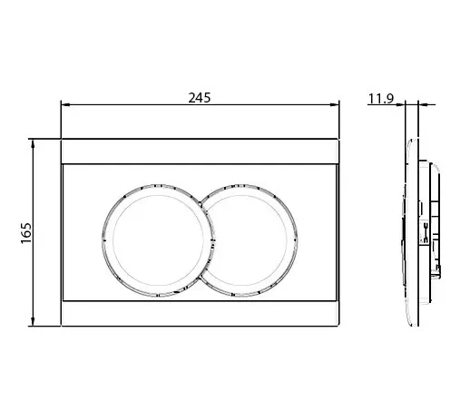 Комплект унитаз Elite (EDX114RU-00) с инсталляцией, кнопкой и сиденьем Jacob Delafon (E21743RU-00)