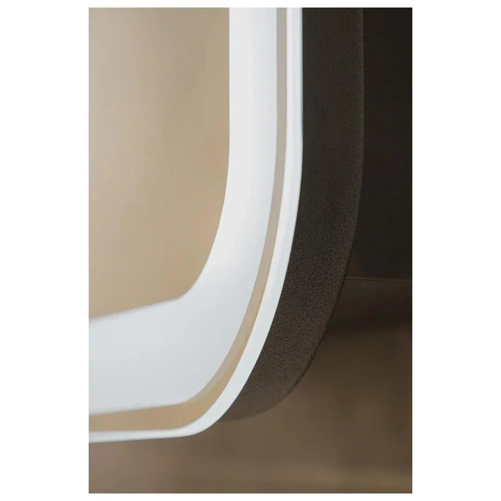 Зеркало-шкаф Silver Mirrors Фиджи BLACK 60 - 4.2 левый (часы, ТХ, сенсорный выключатель)