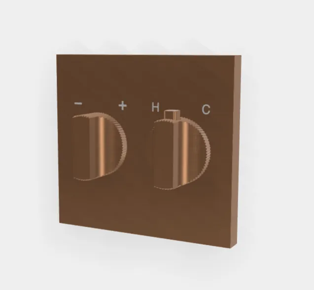 Смеситель для душа Fima Carlo Frattini Switch, на 2 потребителя, бронза брашированная янтарная (F5921ZS)