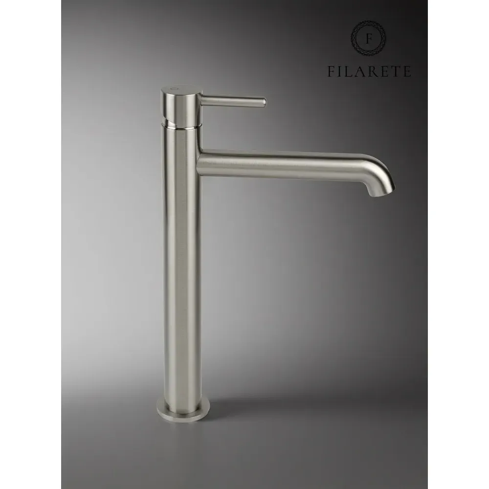 Смеситель для раковины высокий FILARETE Roun FL6020NK, никель