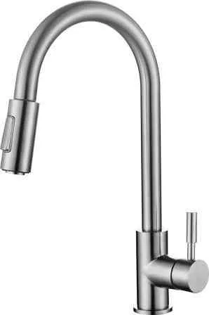 Смеситель для кухни BelBagno Nova, сатин (BB-LAM31A-IN)