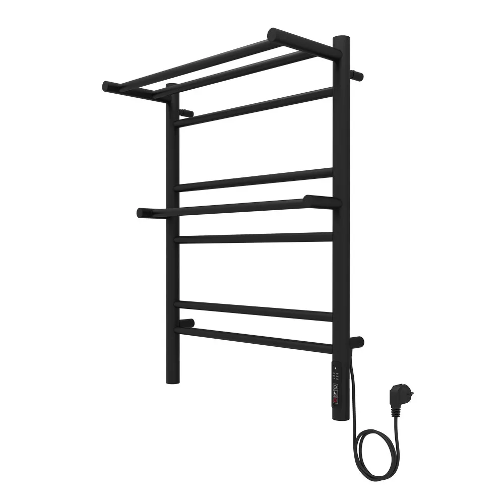 Полотенцесушитель электрический Aquatek Альфа П7 500х700, quick touch, черный муар