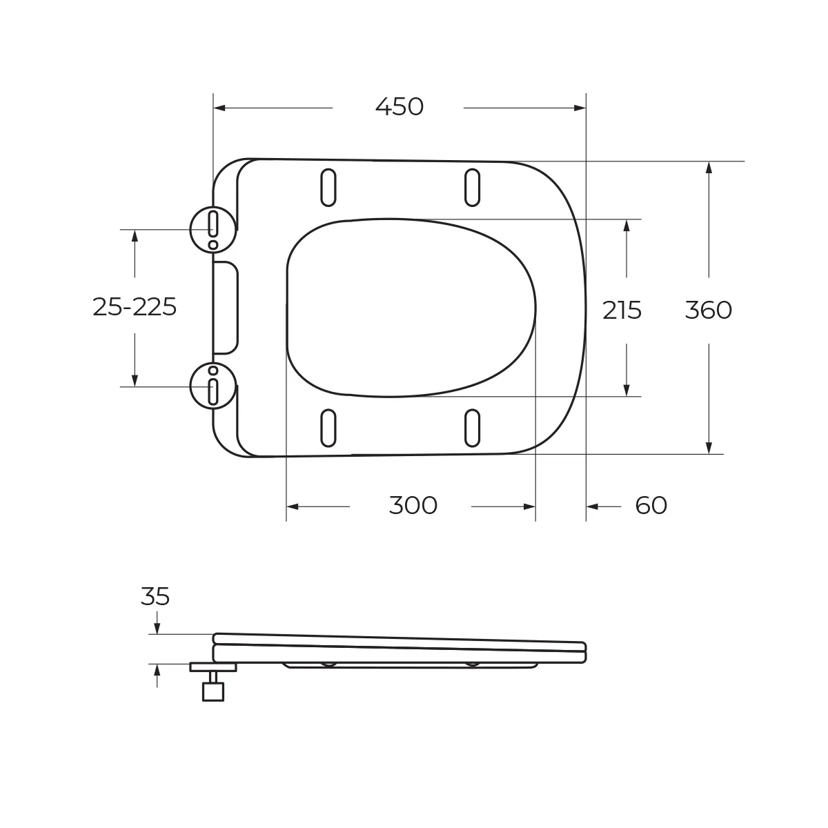 Крышка-сиденье BelBagno Ardente-C, чёрный матовый (BB3202SC-MB)