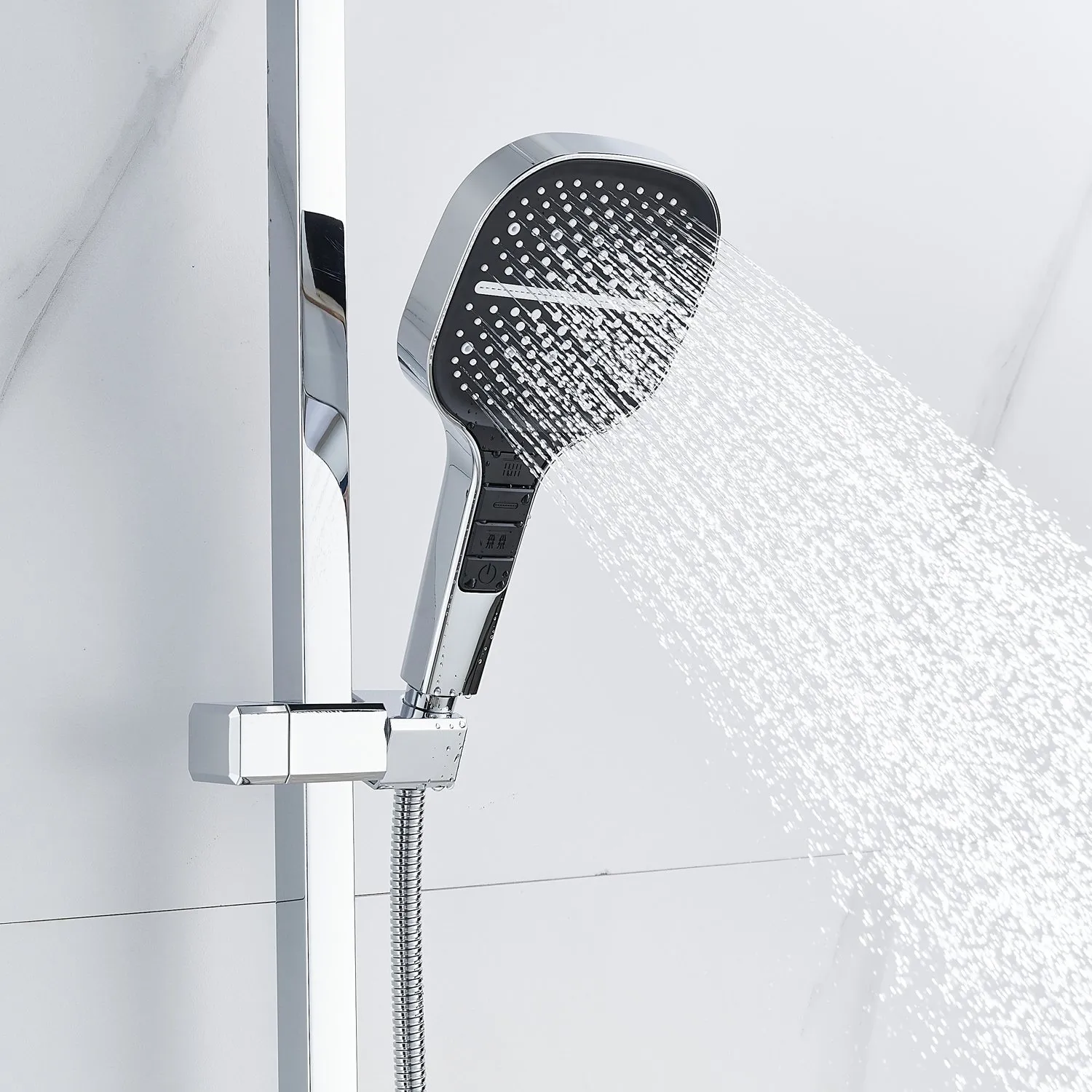 Душевая система Rose R1056, хром