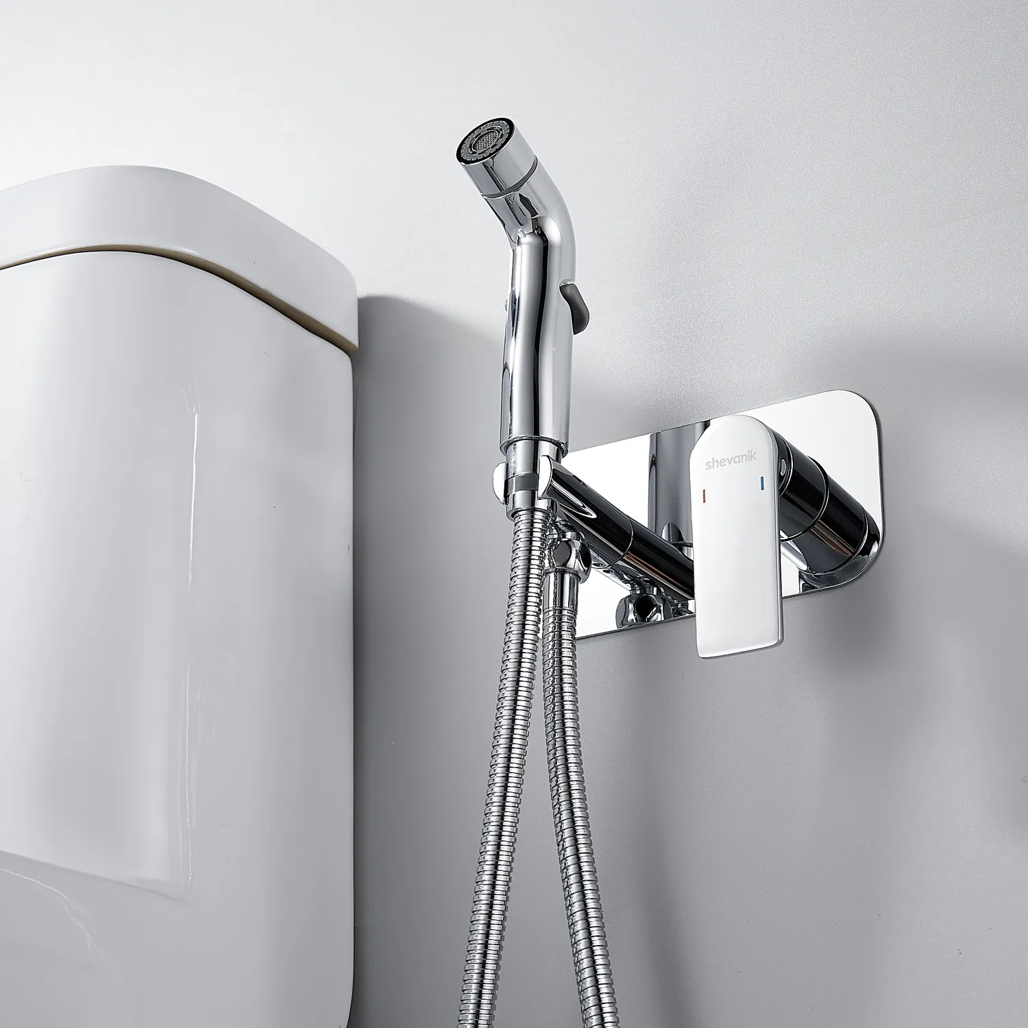 Гигиенический душ со смесителем Shevanik S4105, хром