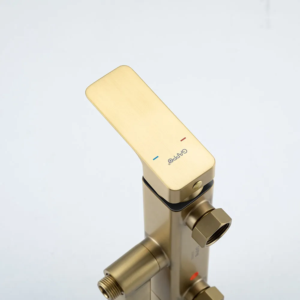 Душевая система GAPPO G2418-23, золотой сатин