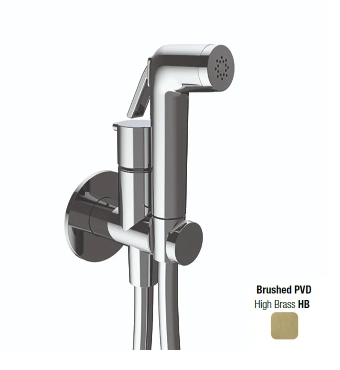Гигиенический душ Almar Shut Off, High Brass Brushed PVD (E136010.HB)