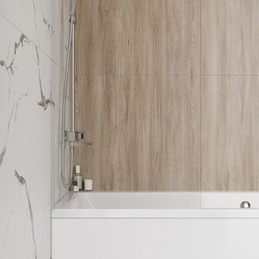 Шторка на ванну 60х140 см Maretti Marta MA41F6014099-015, профиль хром