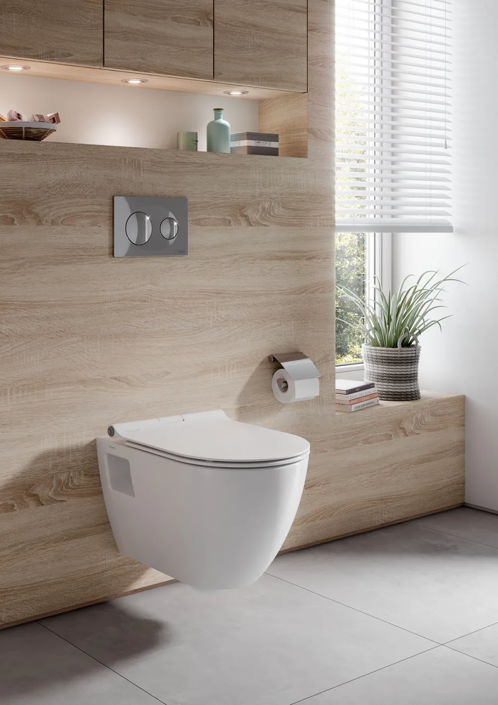 SM46KSS110H SMART унитаз подвесной, безободковый, 52x35,5 см, Serel