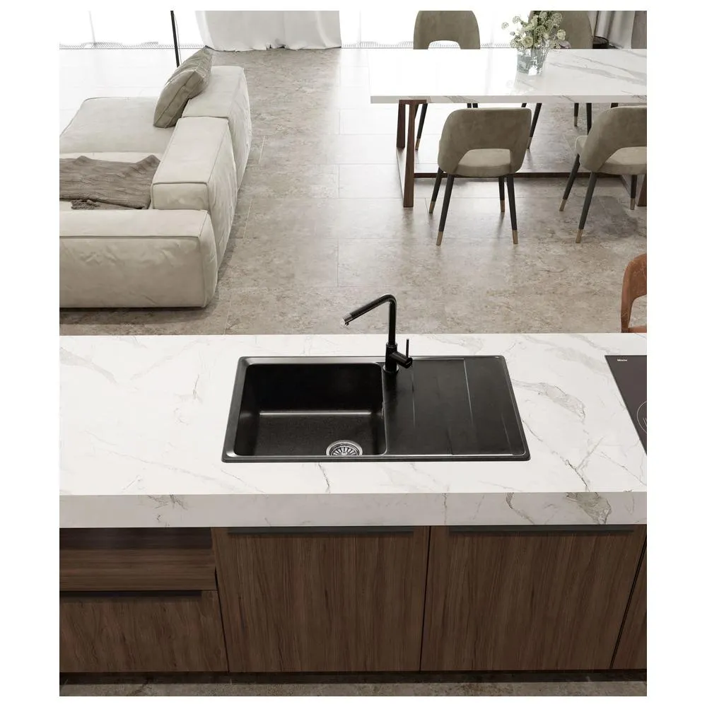 Кухонная мойка GranFest LEVEL 860L, черный