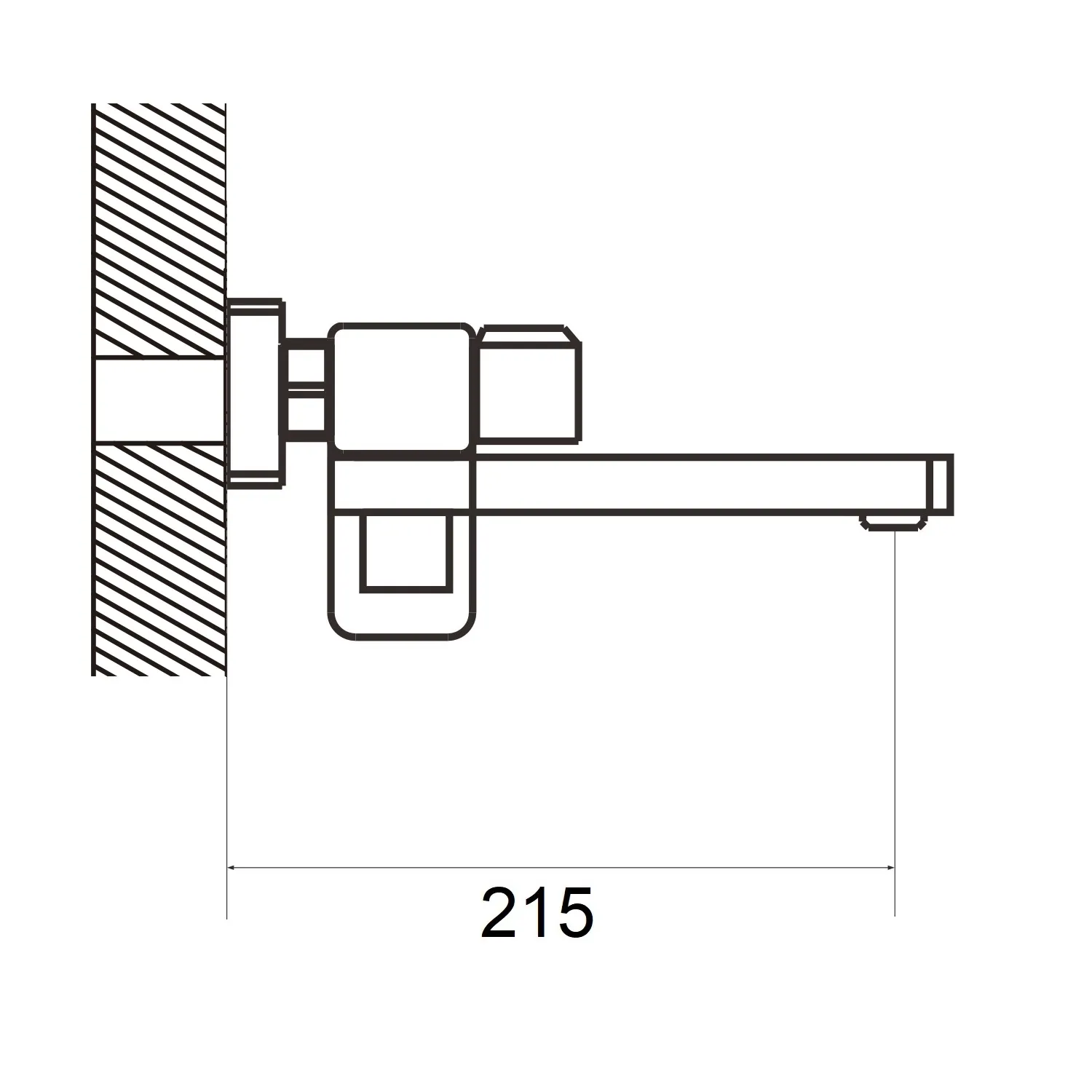 Смеситель для ванны Shevanik S9952C, белый