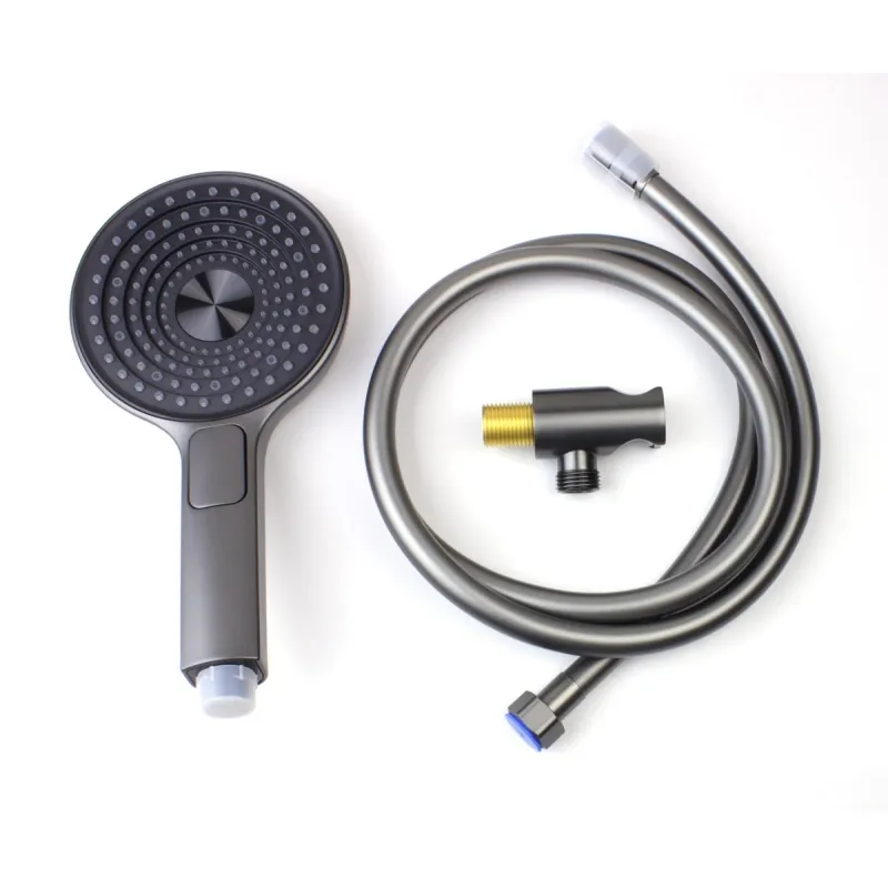 Душевая система встраиваемая с термостатом Bronze de Luxe OMG! 1011GM, графит