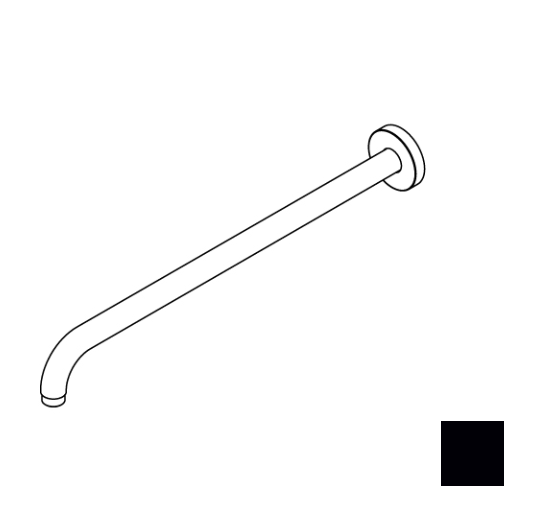 Держатель верхнего душа Ritmonio Diametro35 Elegance, черный (75B010C04)