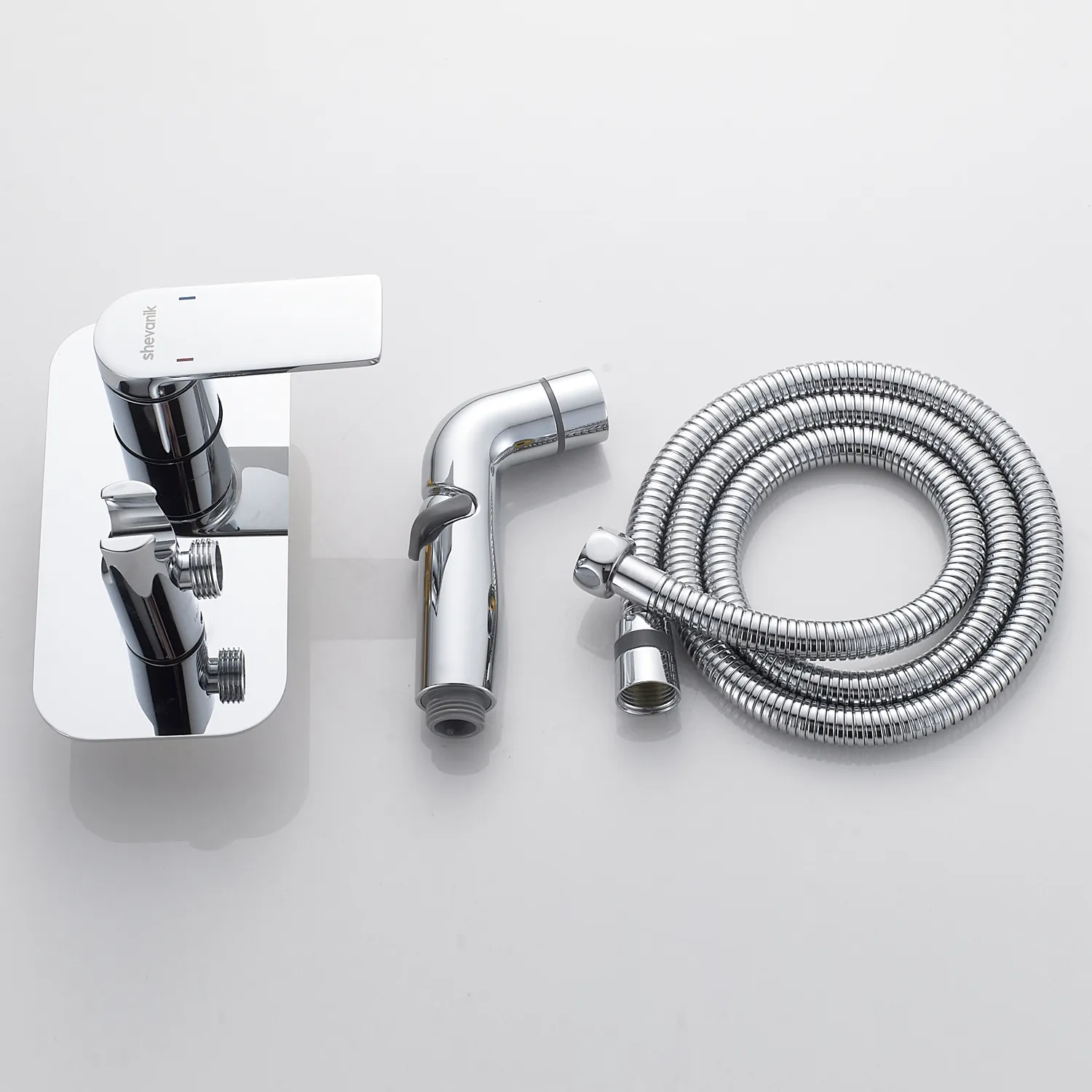 Гигиенический душ со смесителем Shevanik S4105, хром