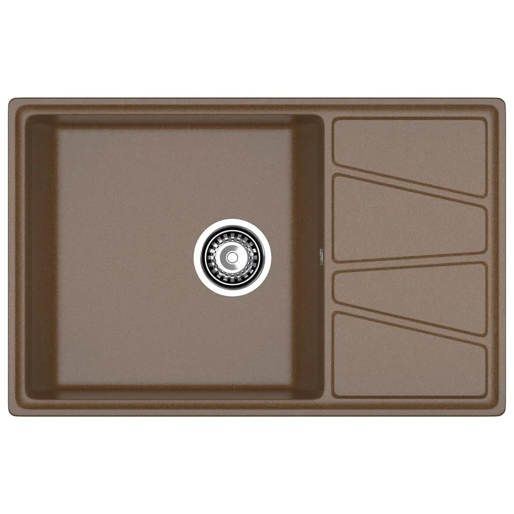 Кухонная мойка GranFest VERTEX 780L, терракот