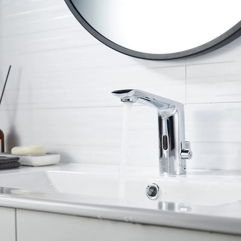 Смеситель для раковины сенсорный Knotlor KN-01, хром