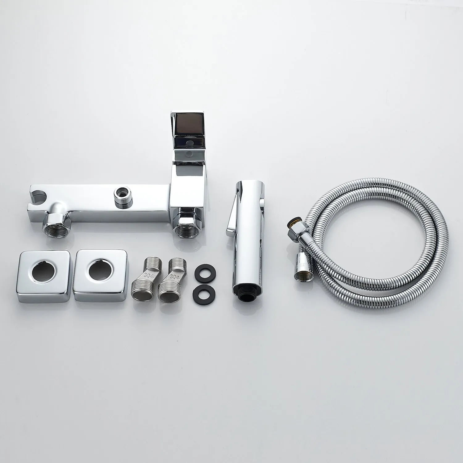 Гигиенический душ со смесителем Shevanik S9605-1, хром