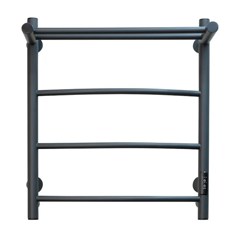Полотенцесушитель электрический с полочкой (лесенка) Тругор Пэк сп 5 П 60х50 см, графит
