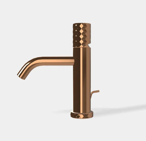 Смеситель для раковины Fima Carlo Frattini Spillo Tech, X Collection, бронза янтарная (F3031TXSXZL)