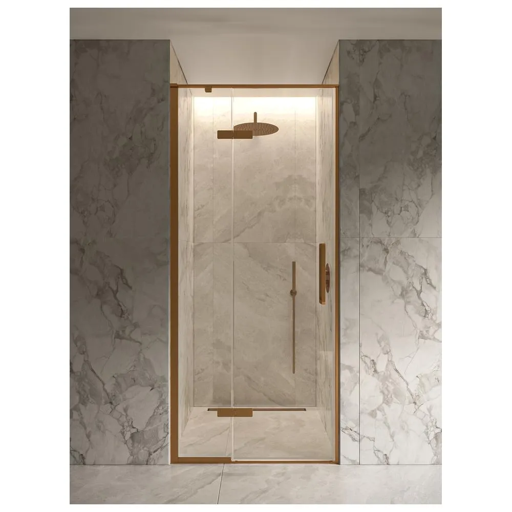 Душевая дверь в нишу Knotlor HDIP090CG0RB 90х200, бронза