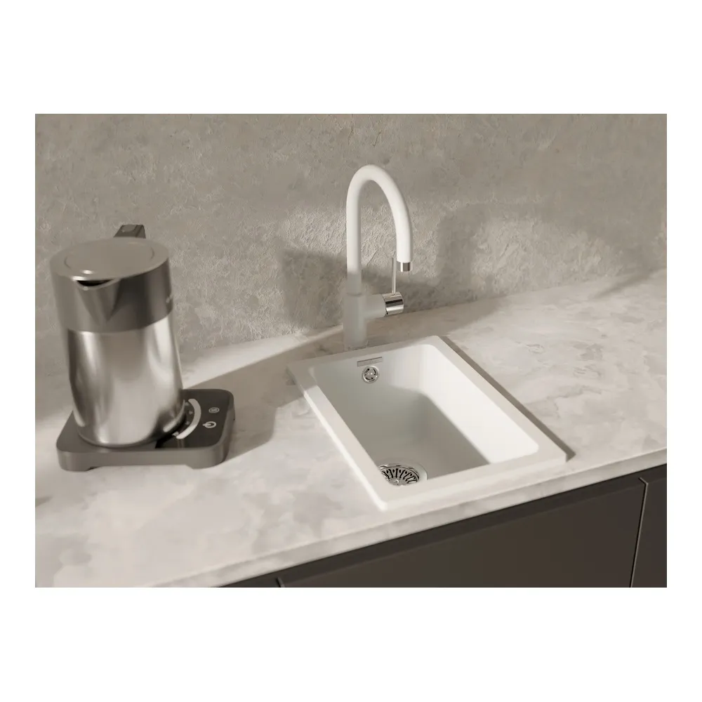 Кухонная мойка Rivelato BERKANA BK-25, иней