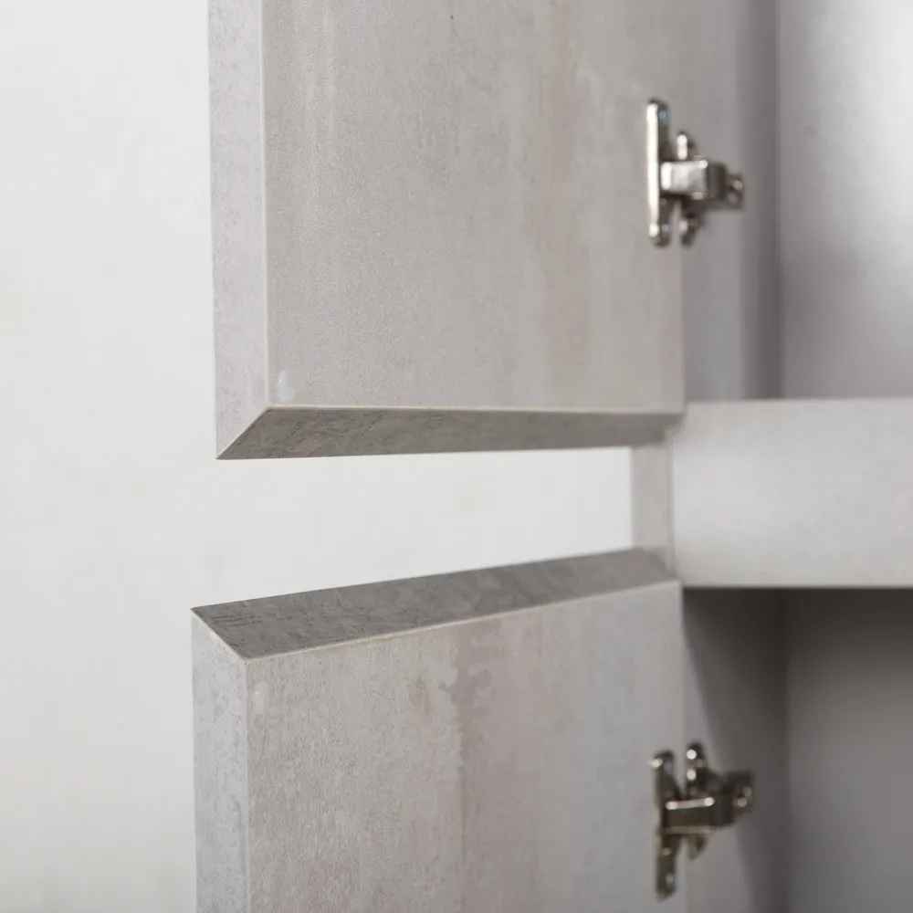 Шкаф подвесной Cezares Molveno 400х300х1600, Beton (MOLVENO-1600-2A-SC-BET)