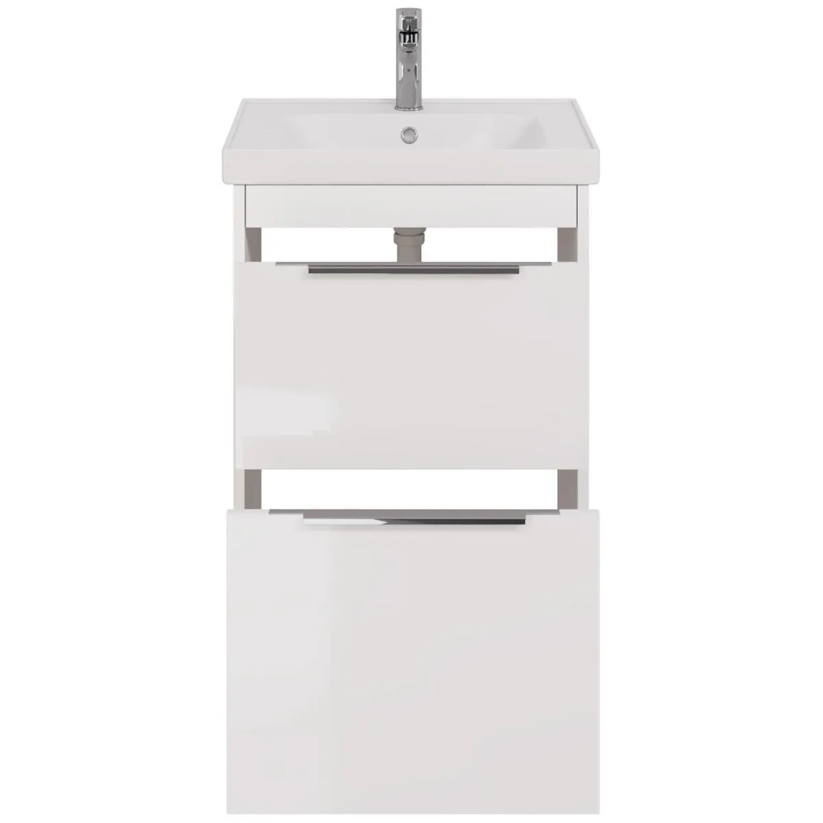 Тумба под раковину подвесная/напольная Dreja Prime 60 см, белый