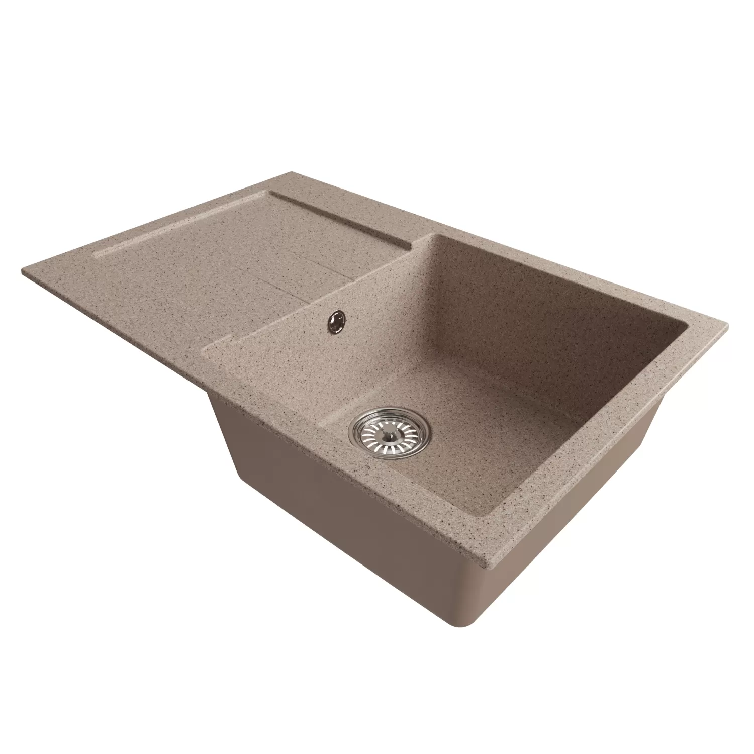 Мойка MIXLINE ML-GM31 с крылом  песочная (302) 770*500*190мм NEW (552187)
