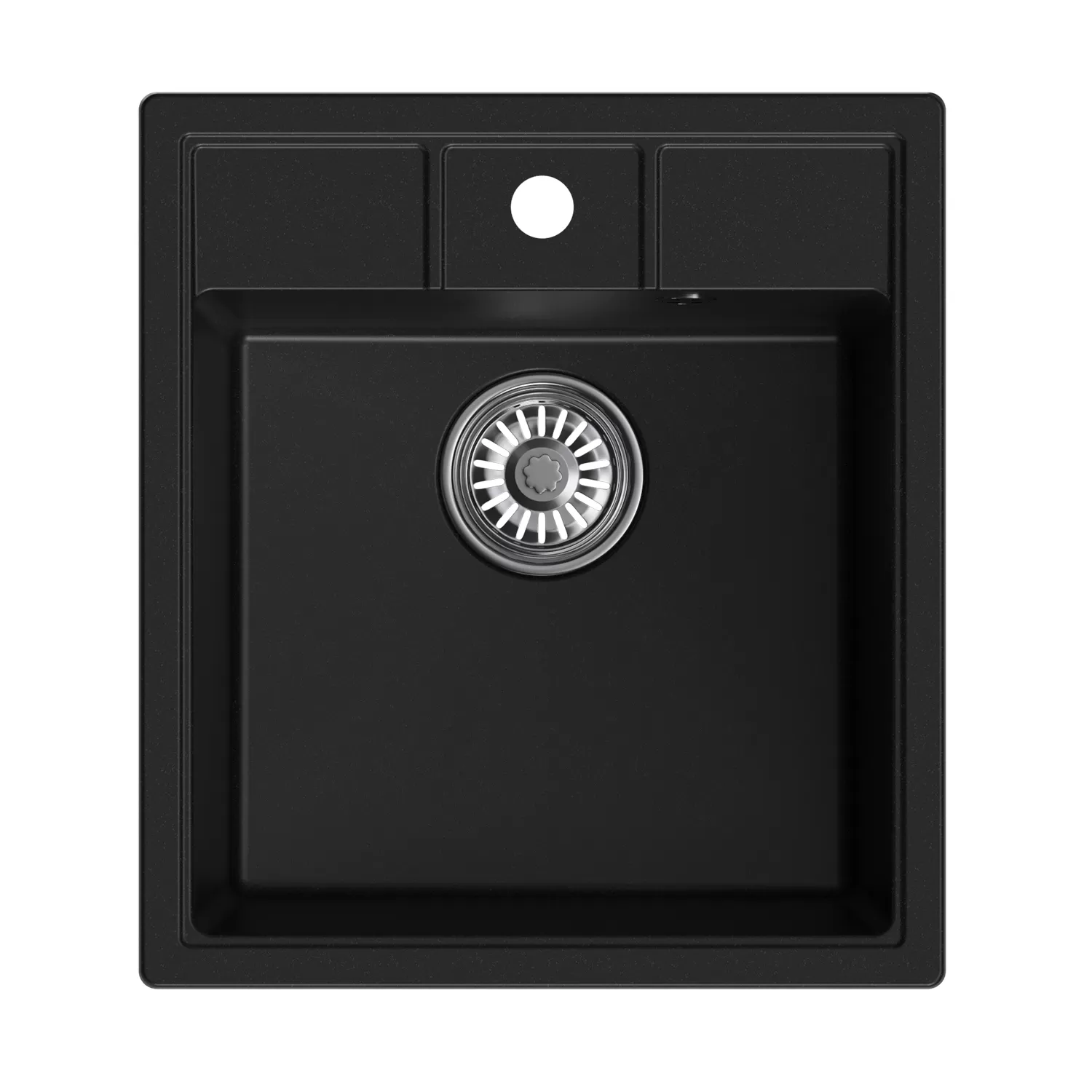 Мойка MIXLINE ML-GM28 ультра-черная (344)  450*500*190мм NEW (552185)
