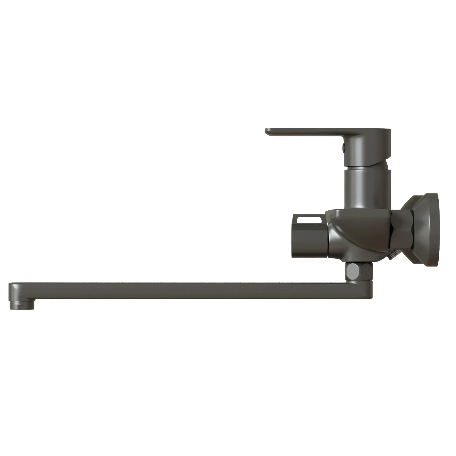 Смеситель для ванны и раковины 35k MIXLINE МЛ33-02Г(ML33-02GR)"Сити " ГРАФИТ (556595)