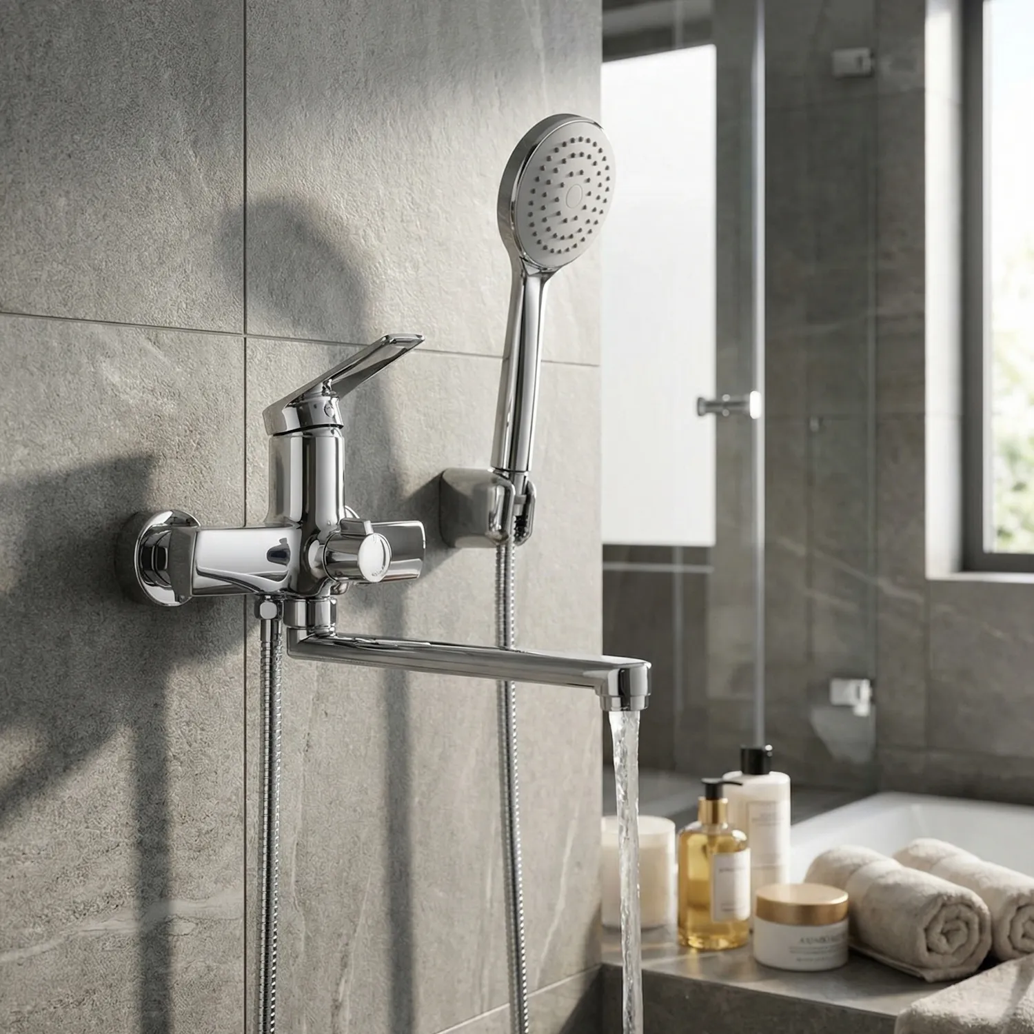 Смеситель для ванны Maretti Viola VA22RF572-D, хром