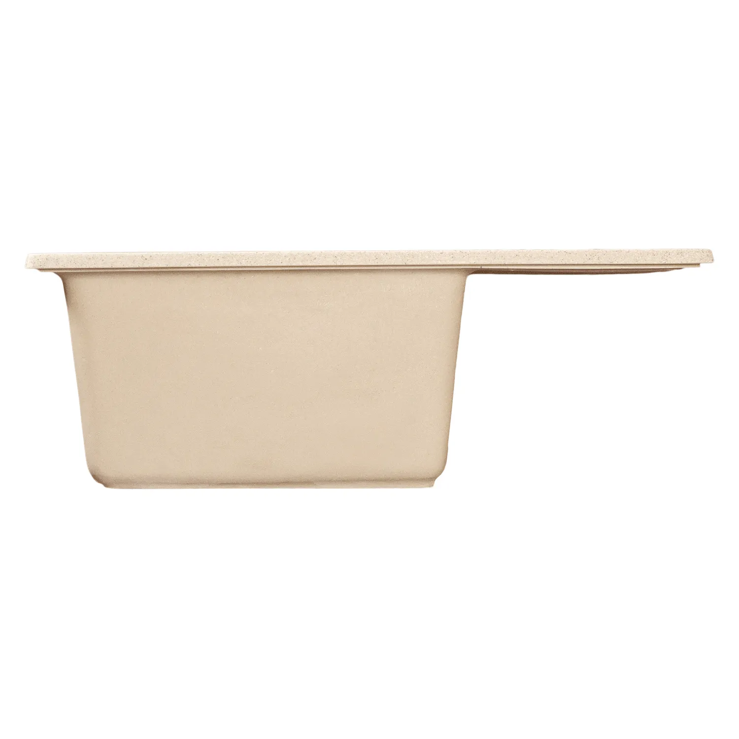 Мойка MIXLINE МЛ-ГМС103 (ML-GMS103) СТАНДАРТ с крылом, бежевый (328),  570*460*190мм (558118)