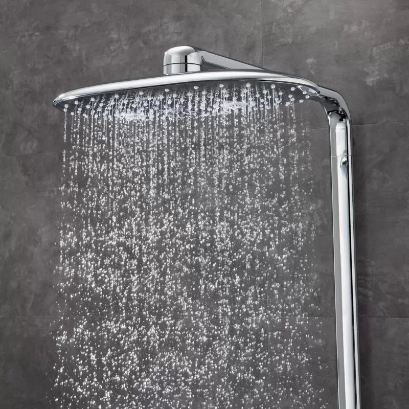 26250000 Rainshower SmartControl 360 DUO Душевая система с термостатическим смесителем для настенного монтажа, 3 режима верхнего душа, хром