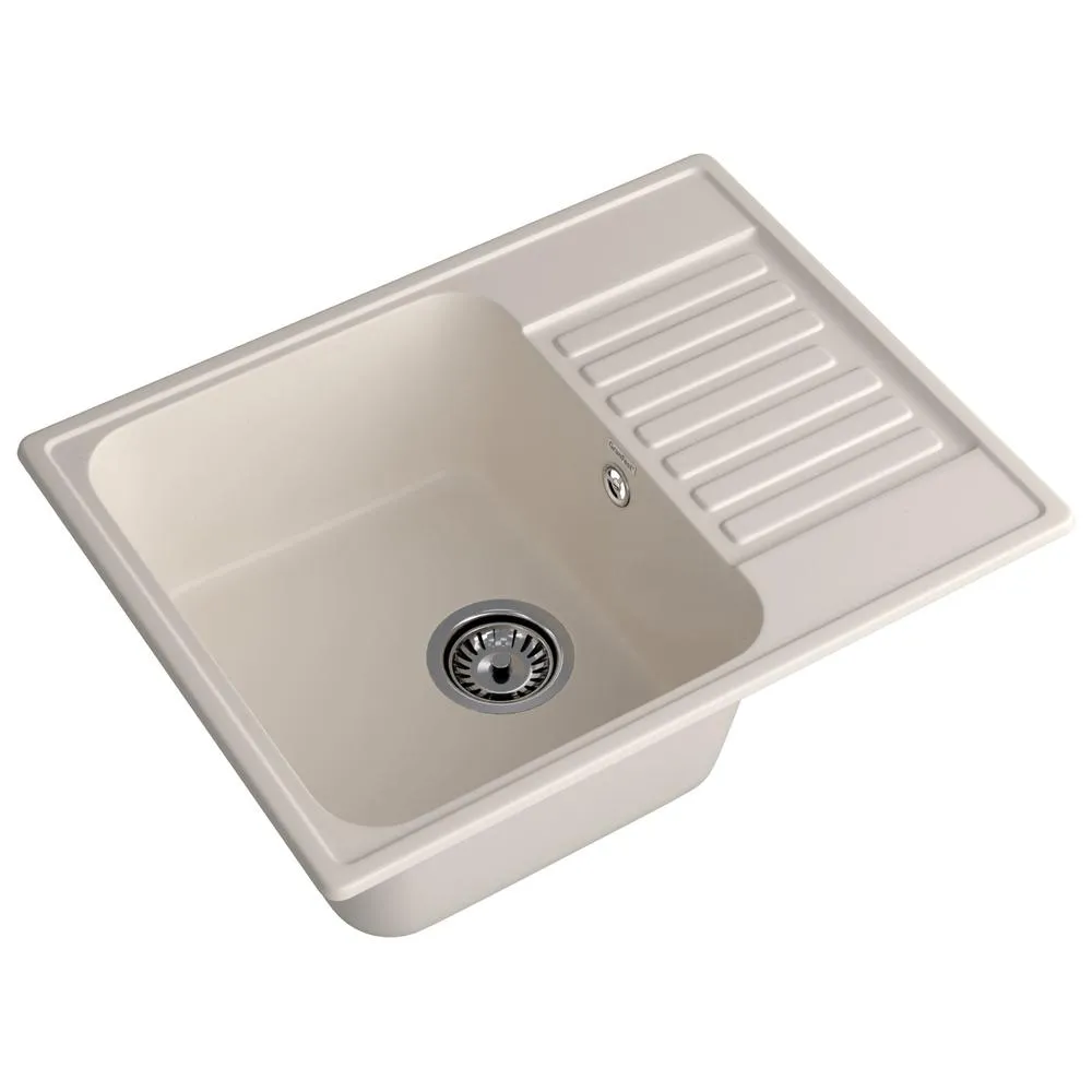 Кухонная мойка GranFest QUARZ 13, белый