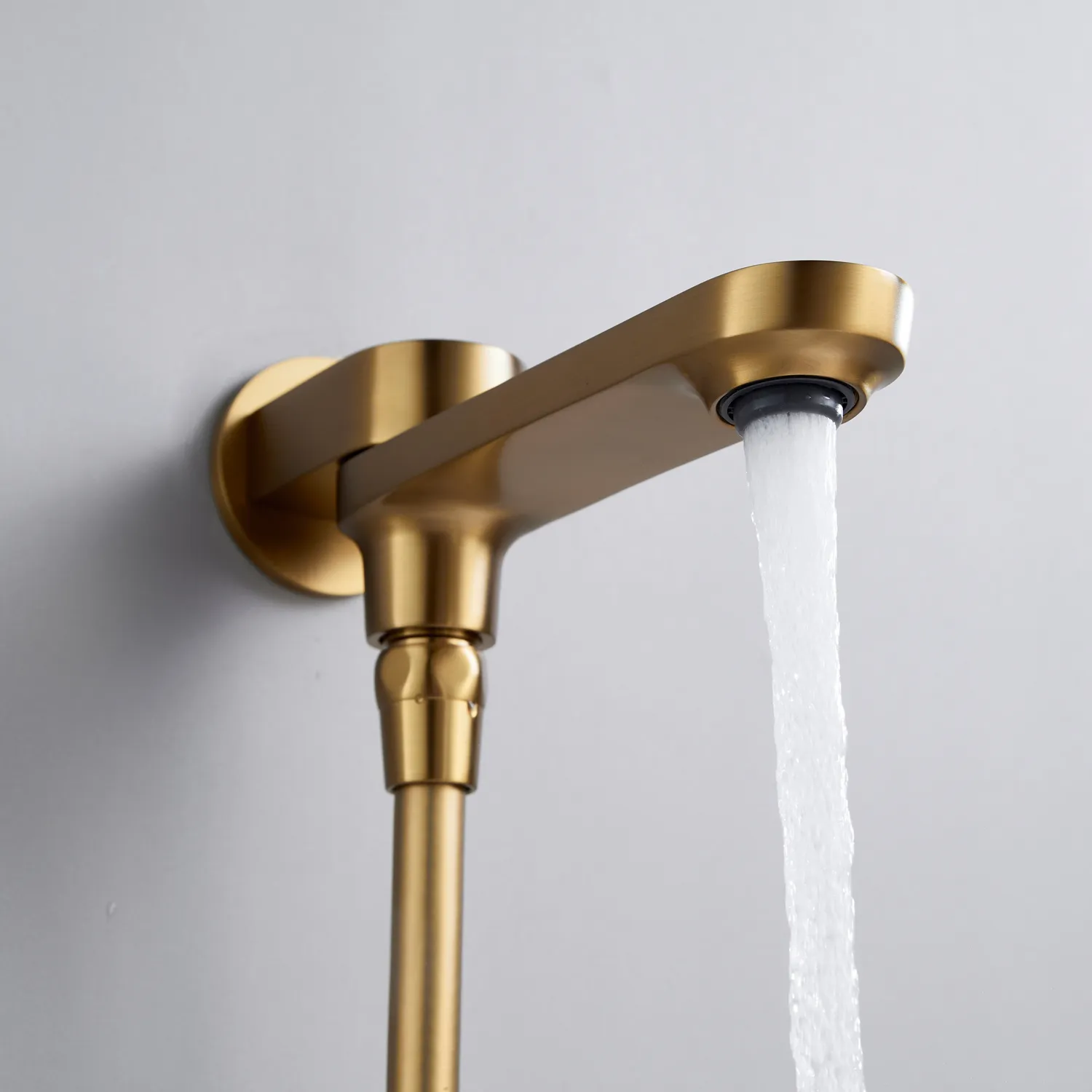 Душевая система встраиваемая Shevanik S4335G, золотой сатин