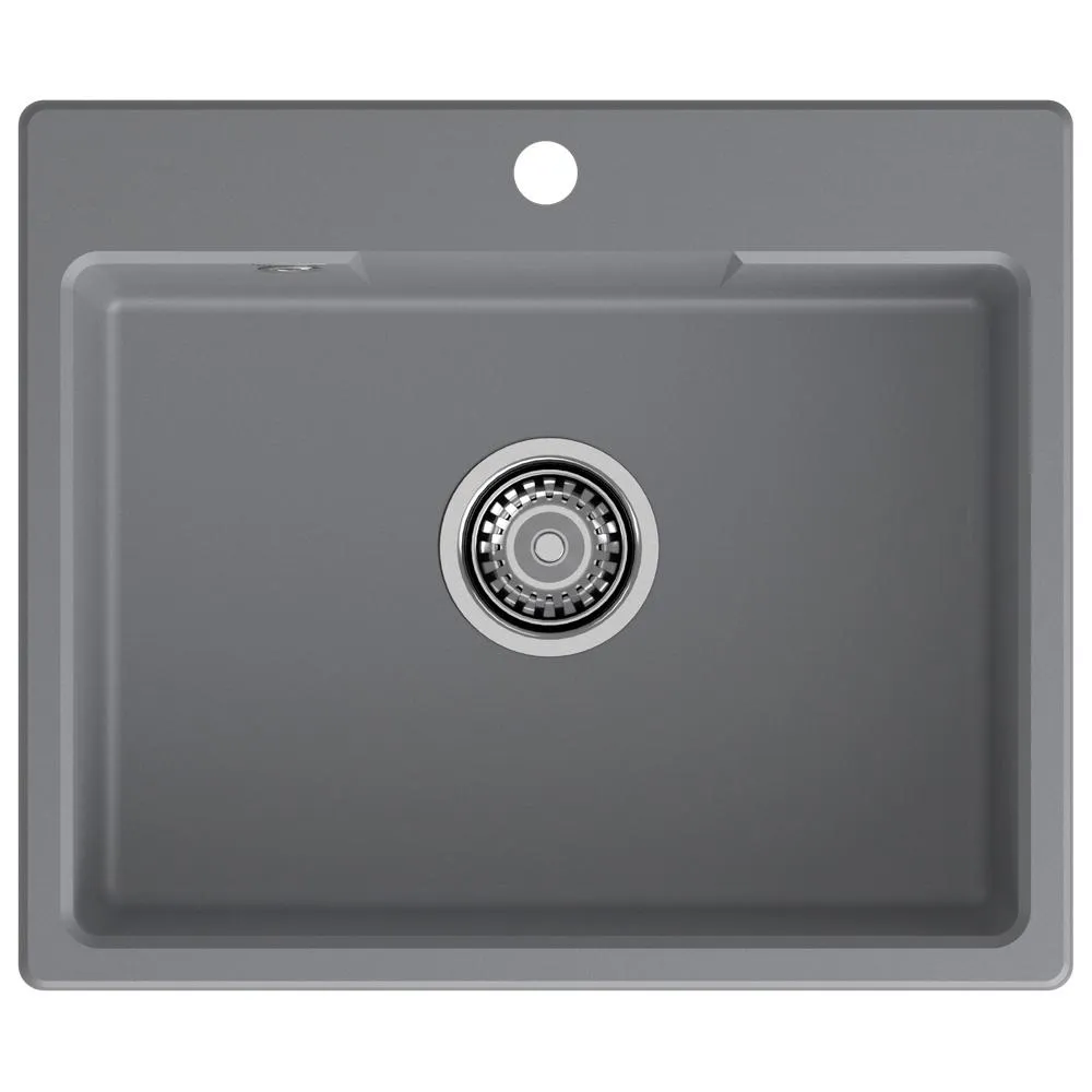Кухонная мойка GranFest URBAN 658, темно-серый