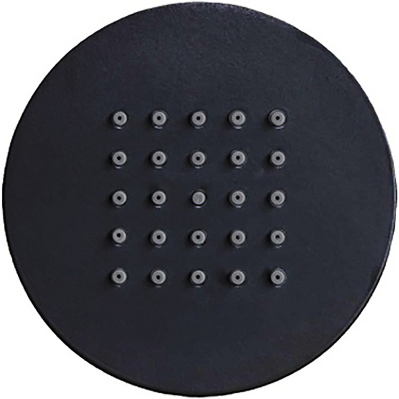 Боковая форсунка Bossini Tondo Flat Wall чёрный матовый (I00175.073)