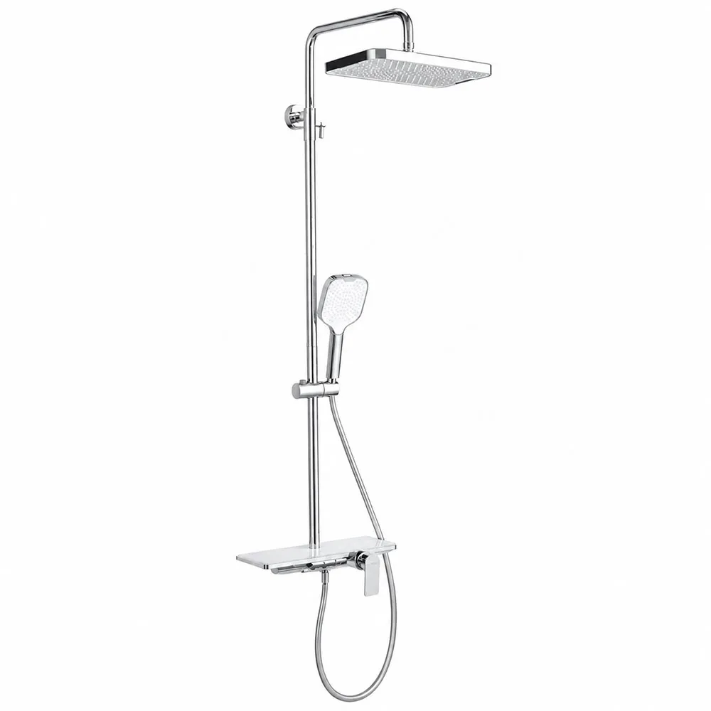 Душевая система GAPPO G2496-10, хром/белый