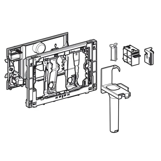 Шахта Geberit DuoFresh Stick (115.062.BZ.1) для опускания чистящих кубиков (антрацит)