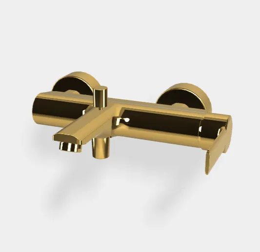 Смеситель для ванны и душа Fima Carlo Frattini Mast, золото (F3134/1OR)