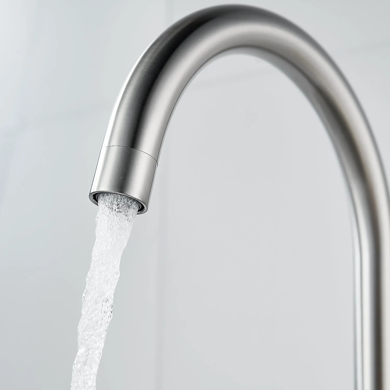 Смеситель для кухни с подключением фильтра воды Raffine F108L, сатин