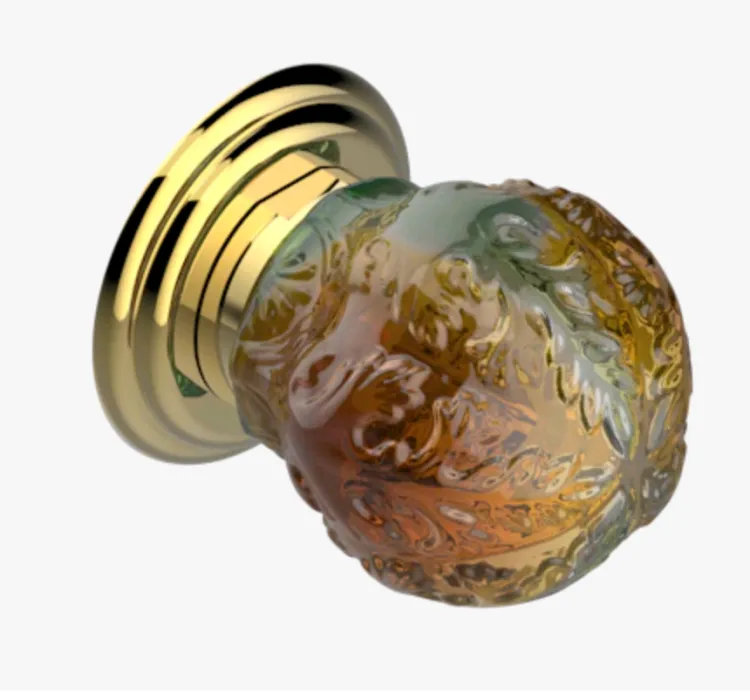 Маховик для встраиваемого в стену вентиля THG Flore, золото светлое (U5A F30 30B)