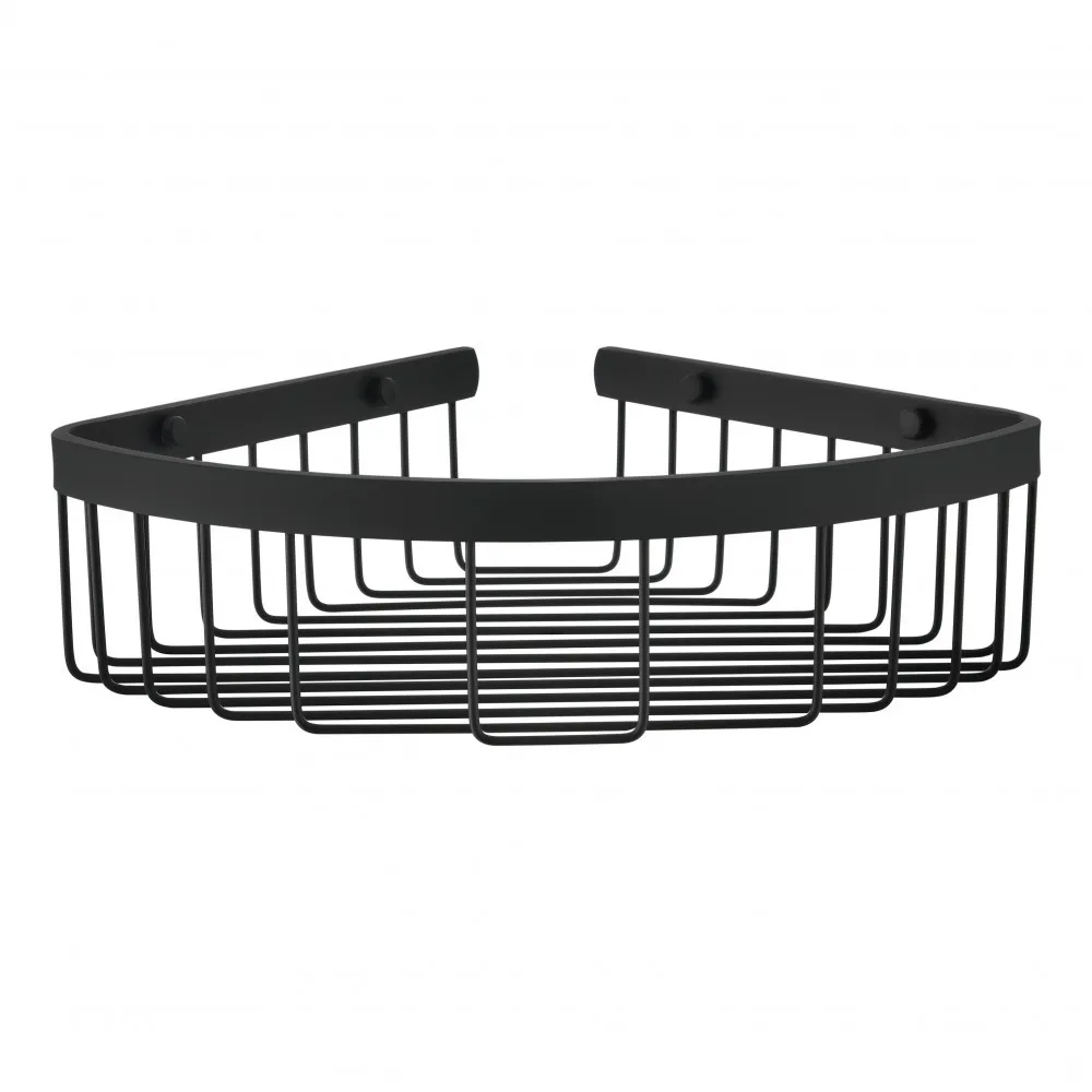 Полка корзина угловая Grocenberg AC0091BL, черный