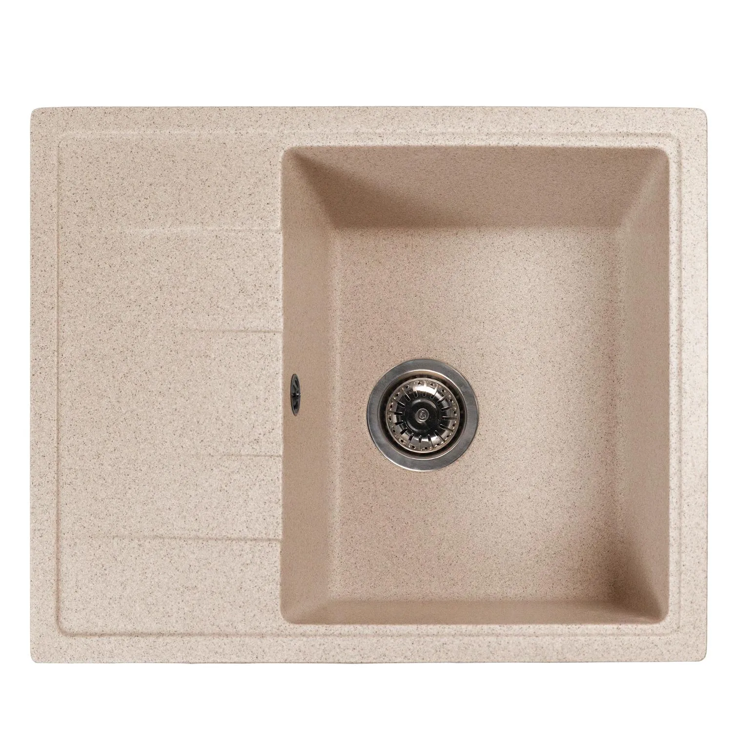 Мойка MIXLINE МЛ-ГМС103 (ML-GMS103) СТАНДАРТ с крылом, бежевый (328),  570*460*190мм (558118)
