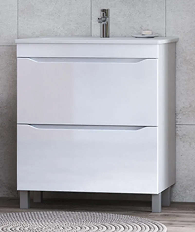 Тумба с раковиной напольная VIGO Grani tn.GRI.OSK.75.2Y, 75 см