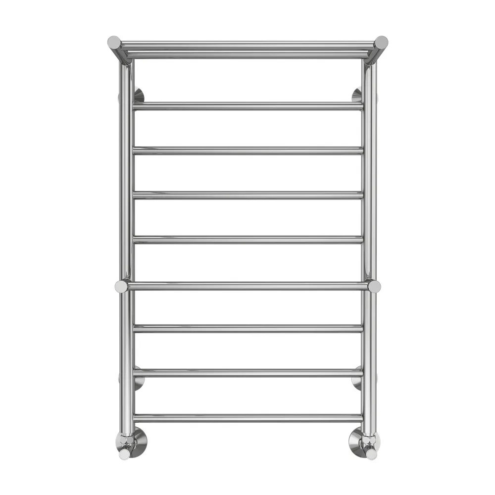 Полотенцесушитель водяной с полкой Terminus Аврора П8 50х80, хром