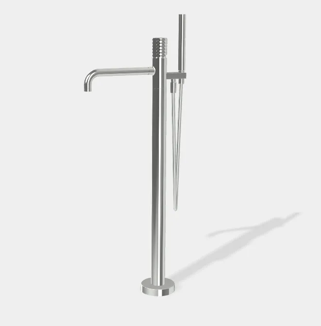 Смеситель для ванны и душа Fima Carlo Frattini Spillo Tech, X Collection, хром (F3034T/6NXCR)